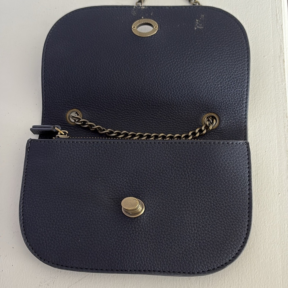 Anthropology navy purse - Picture 4 of 6